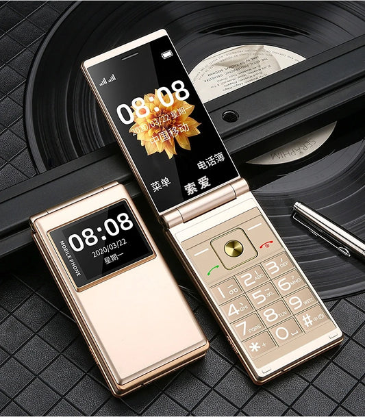 Foldable Flip Senior Mobile Phone